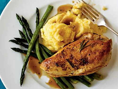 Recette poulet au four au citron et herbes ww - un plat 2 SP.