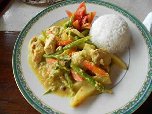 Recette poulet balinaise - facile pour faire votre plat de diner