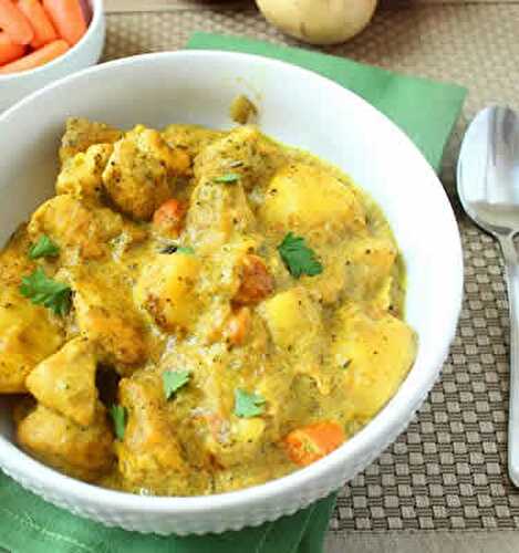 Recette poulet curry oignons - facile à faire chez vous