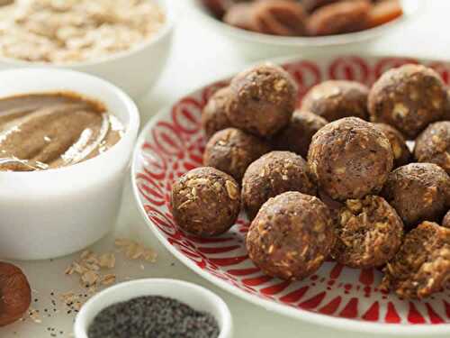 Recette pour le goûter des enfants - des boules énergétiques et équilibrées