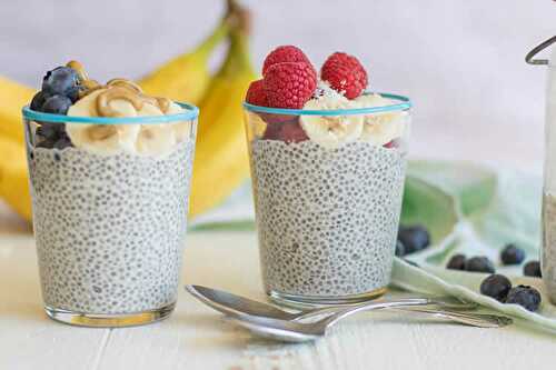 Recette pudding de chia aux fruits ww - le délicieux dessert à 1 SP