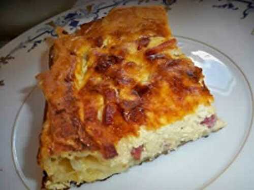 Recette quiche lorraine - une recette facile à faire à la maison.