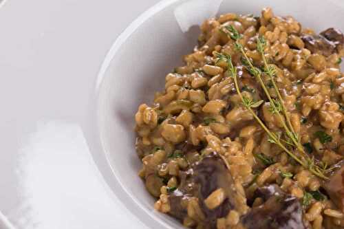 Risotto aux champignons - la recette facile