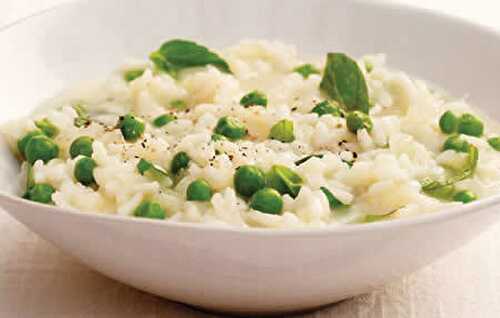 Risotto petits pois menthe cookeo - facile pour vous avec le cookeo.