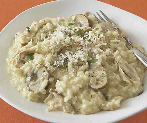 Risotto poulet au cookeo - recette plat cookeo facile pour votre diner.