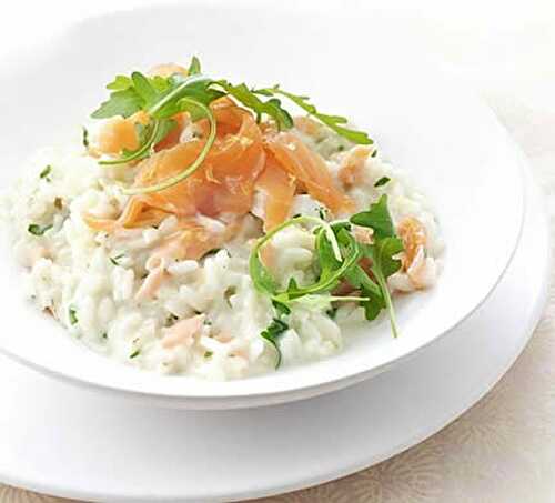 Risotto saumon poireaux cookeo - recette maison facile avec cookeo.