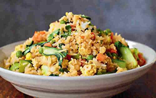 Riz aux 4 legumes au cookeo - recette plat cookeo facile.