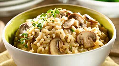 Riz champignons cookeo - un plat facile et délicieux avec cookeo.