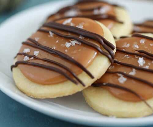 Sablés au caramel au beurre salé - pour votre goûter.