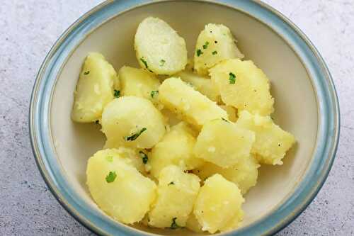 Salade de pommes de terre au persil - très facile et pas cher