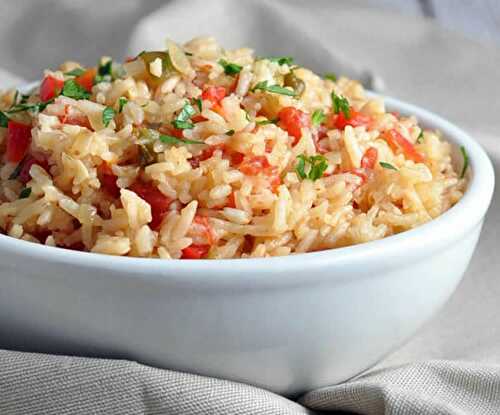 Salade espagnole au riz - un délice pour votre entrée de plat