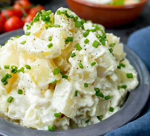 Salade pommes de terre au cookeo - entrée pour votre plat.