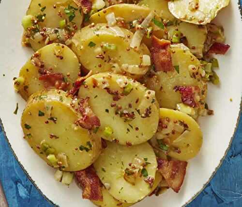 Salade pommes de terre et bacon - délicieuse entrée pour vos plats