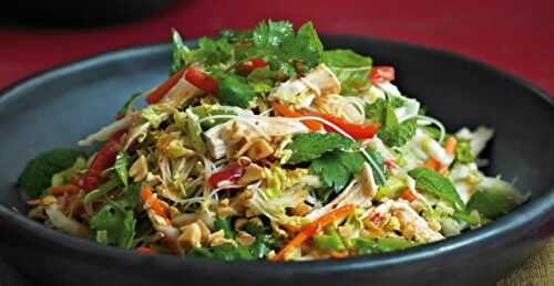Salade vietnamienne poulet au thermomix - une entrée asiatique