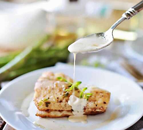 Sauce blanche au thermomix - idéale pour vos plats de poisson
