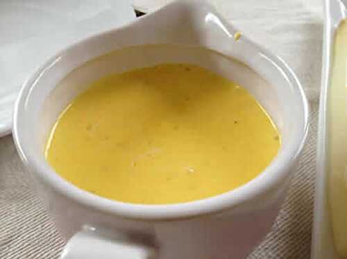 Sauce hollandaise companion - recette facile à la maison.