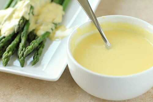 Sauce hollandaise w-w avec thermomix - recette thermomix.