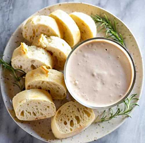 Sauce pour pain au thermomix - un idéal accompagnement.