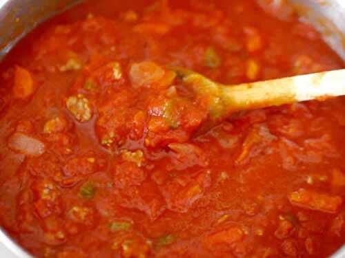 Sauce tomate à l'italienne au thermomix - recette facile thermomix.