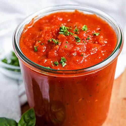 Sauce tomates au cookeo - pour votre plat de pâtes.