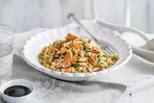 Saumon et riz basmati au Cookeo - recette cookeo facile.