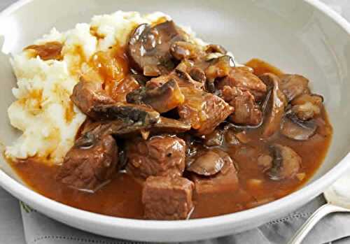 Sauté de bœuf aux champignons au cookeo - recette cookeo.