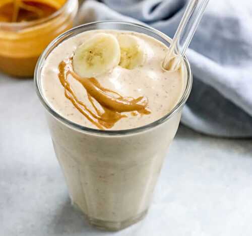 Smoothie à la banane et miel au thermomix - le jus dessert rafraîchissant