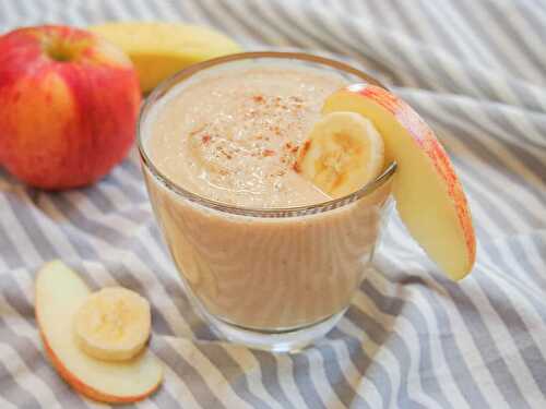 Smoothie banane et pomme - pour accompagner vos tartes.