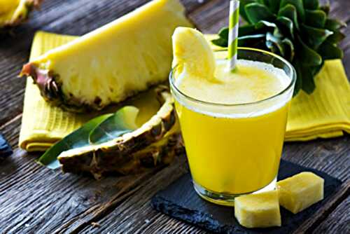 Smoothie Detox ananas orange avec thermomix - recette thermomix.