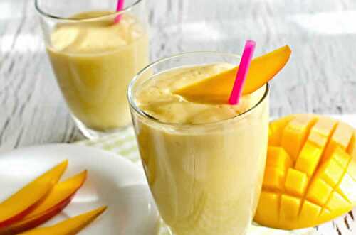 Smoothie energie Mangue et Banane au thermomix - recette thermomix.