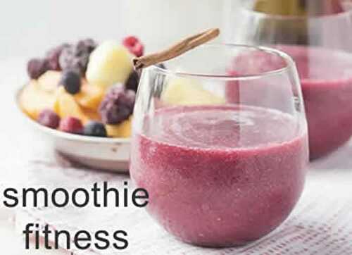 Smoothie fitness thermomix - recette facile et rapide.