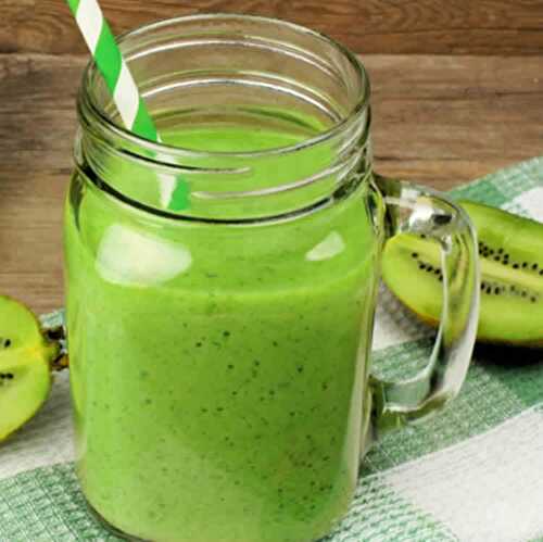 Smoothie kiwi brocoli avec thermomix - recette thermomix.