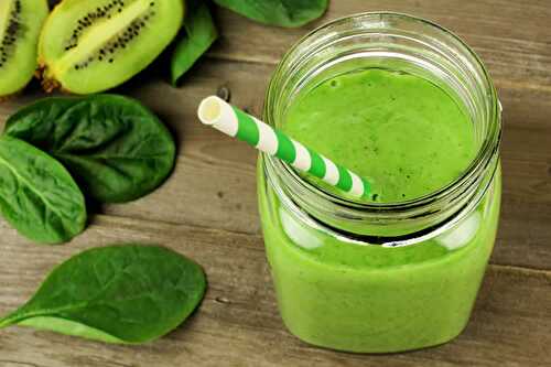 Smoothie kiwi epinards avec thermomix - recette thermomix.