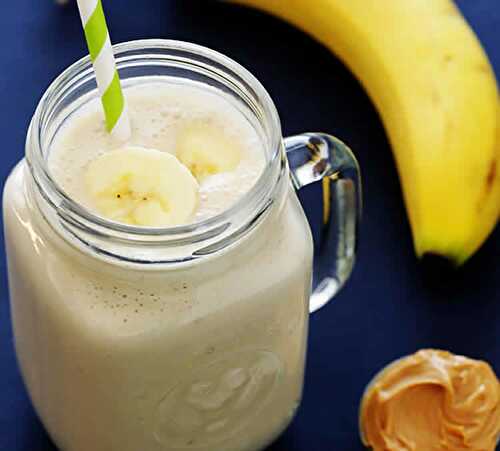 Smoothie lait de coco banane au thermomix - recette dessert.