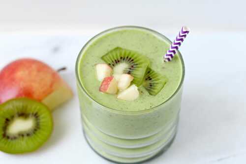 Smoothie pomme kiwi au thermomix - le cocktail de la vitamine c.