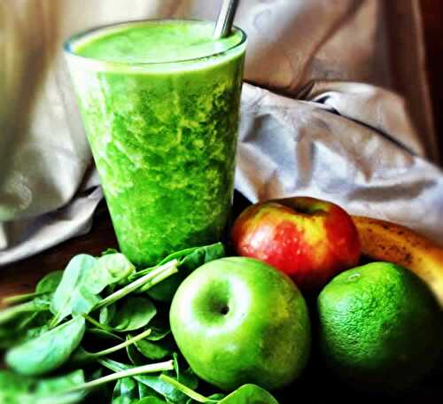 Smoothie vert détox avec thermomix - recette jus thermomix.