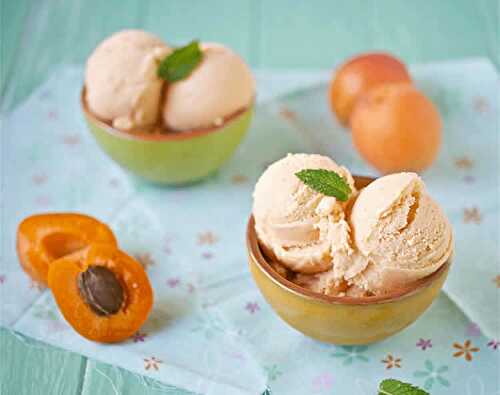 Sorbet abricot sans oeuf avec thermomix - recette dessert thermomix
