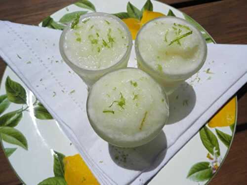 Sorbet Caipirinha avec thermomix - recette dessert thermomix