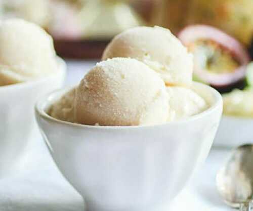 Sorbet chocolat blanc avec thermomix - dessert thermomix.