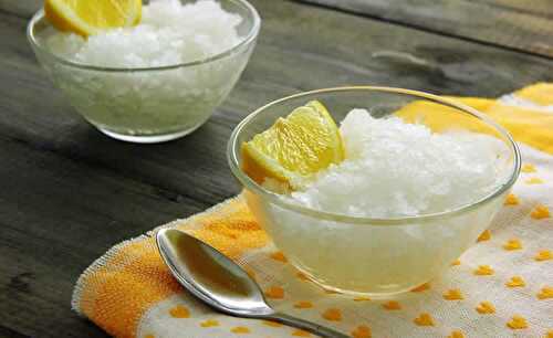 Sorbet citron vodka avec thermomix - recette thermomix facile.