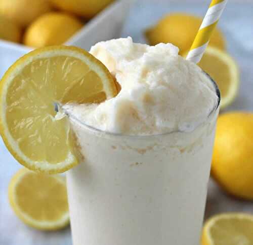 Sorbet de limonade avec thermomix - recette dessert thermomix.