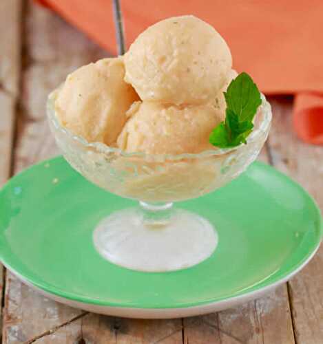 Sorbet melon thermomix - une glace facile avec le thermomix.