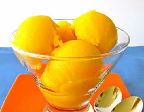 Sorbet oranges - recette maison facile et délicieuse.