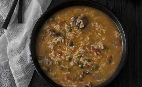 Soupe à riz au thermomix - délicieuse soupe aux légumes pour votre dîner