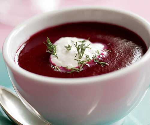 Soupe betterave au cookeo - recette soupe cookeo facile.