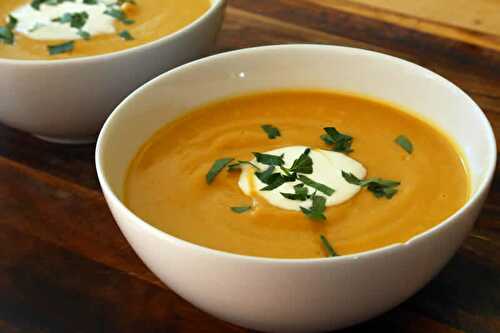 Soupe butternut et orange au thermomix - délice pour votre dîner le soir