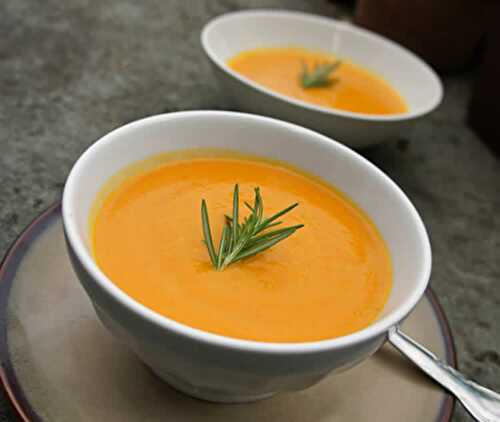 Soupe carotte fromage au cookeo - recette cookeo facile.