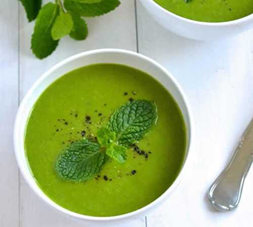 Soupe courgette fromage menthe cookeo - un délice pour vos dîners.