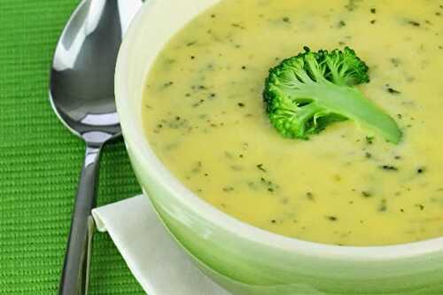 Soupe de brocoli pomme de terre weight watchers cookeo