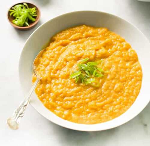 Soupe de carottes et poireaux - velouté pour votre dîner léger